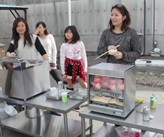おいしいポテトをどうぞ!